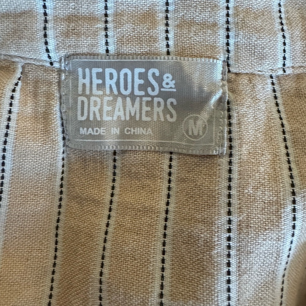 Heroes & Dreamers Eden Striped Romper Sz M - Picture 8 of 9